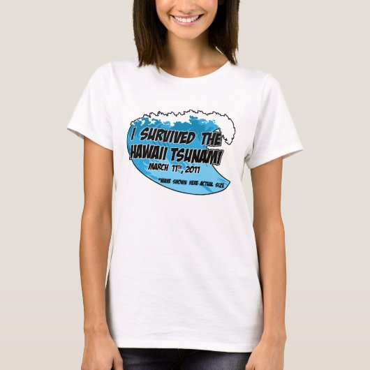Tsunami Survivor T-shirt (Voorkant)