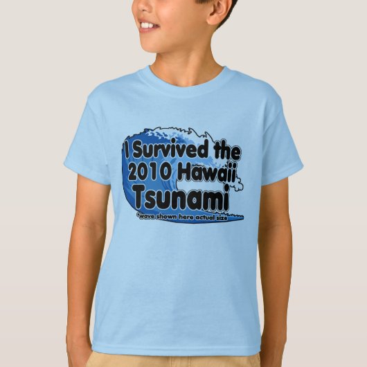 Tsunami Survivor T-shirt (Voorkant)