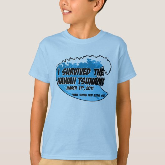 Tsunami Survivor T-shirt (Voorkant)