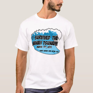 Tsunami Survivor van 2011 T-shirt