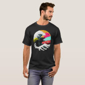  Tsunami - Tokio - berg Fuji Sunset Monster Ja T-shirt (Voorkant volledig)