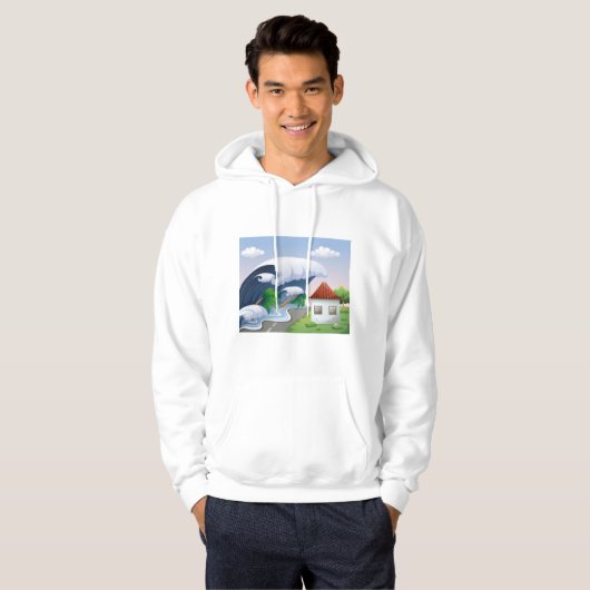 Tsunami Wave Hoodie (Voorkant volledig)