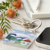 Tsunami Wave Sleutelhanger (Voorkant Rechts)