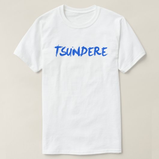 Tsundere Anime Manga Shirt (Design voorkant)