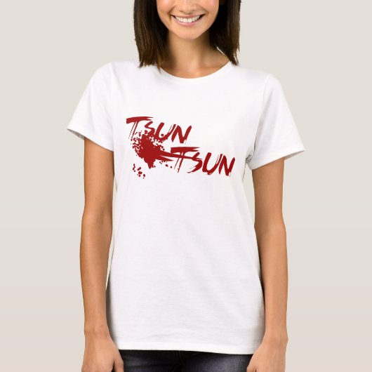 Tsunderen T-shirt - wit (Voorkant)