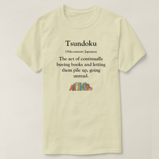 Tsundoku T-shirt (Design voorkant)