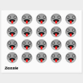 Tsung-Jo Clupkitz Face Ronde Sticker (Vel)