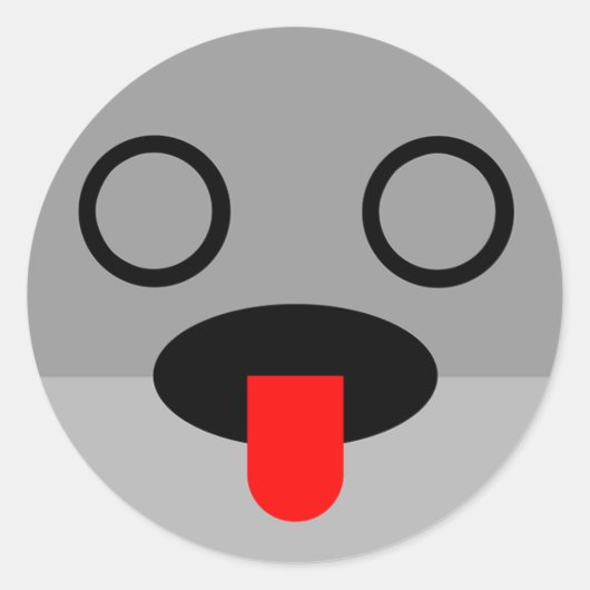 Tsung-Jo Clupkitz Face Ronde Sticker (Voorkant)