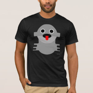 Tsung-Jo Clupkitz op een opgroeien T-shirt