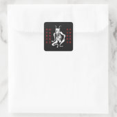 Tsuno-daishi Beschermingssymbool-01 Vierkante Sticker (Tas)
