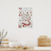 Tsuru: Crane, Longevity & Divine Grace Ar260050004 Poster (Keuken)
