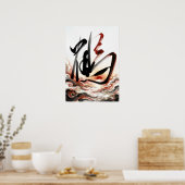 Tsuru: Crane, Longevity & Fresh Growth 260050003 Poster (Keuken)