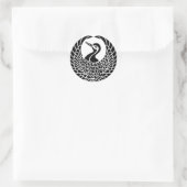 Tsuru Mon Ronde Sticker (Tas)