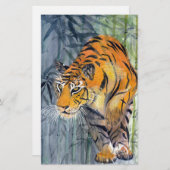 Tsuyako Tiger Briefpapier (Voorkant / Achterkant)