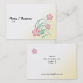 Tsuyushiba Sakura Visitekaartje (Voorkant / Achterkant)