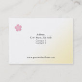 Tsuyushiba Sakura Visitekaartje (Achterkant)