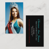TT-Beauty Pageant Card Visitekaartje (Voorkant / Achterkant)