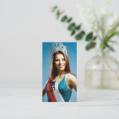 TT-Beauty Pageant Card Visitekaartje (Staand voorkant)