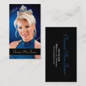 TT-Beauty Pageant-fotokaart Visitekaartje (Voorkant / Achterkant)