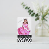 TT-Beauty Pageant-fotokaart Visitekaartje (Staand voorkant)
