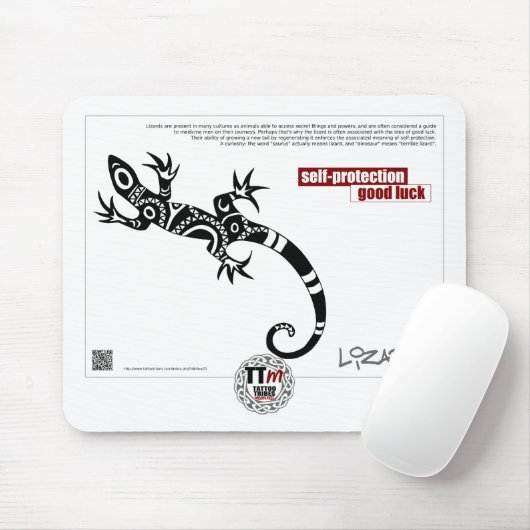 TT Betekenis - LIZARD Muismat (Met muis)