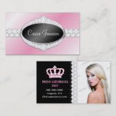 TT Diamond Bliss Emblem-fotokaart Visitekaartje (Voorkant / Achterkant)