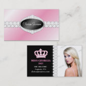 TT-Diamond Bliss Emblem-fotokaart Visitekaartje (Voorkant / Achterkant)