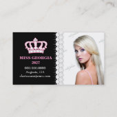 TT-Diamond Bliss Emblem-fotokaart Visitekaartje (Achterkant)