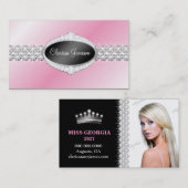 TT-Diamond Bliss Emblem-fotokaart Visitekaartje (Voorkant / Achterkant)