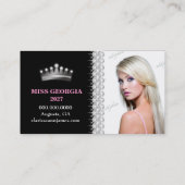 TT-Diamond Bliss Emblem-fotokaart Visitekaartje (Achterkant)