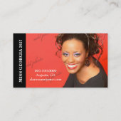 TT-Diamond Bliss EnblemPhoto Card Visitekaartje (Achterkant)