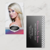 TT-Diamond Colour Beauty Pageant-fotokaart Visitekaartje (Voorkant / Achterkant)