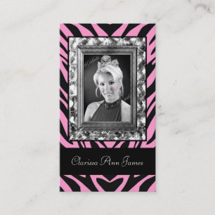 TT-juwelen Lijst Beauty Pageant-kaart Visitekaartje
