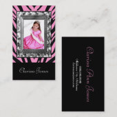 TT-juwelen Lijst Beauty Pageant-kaart Visitekaartje (Voorkant / Achterkant)