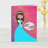 TT-misser van de Schoonheid de Donkerbruine | Kaart (Gele Bloem)