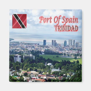 TT Trinidad en Tobago Port of Spain Queen's Park Magneet