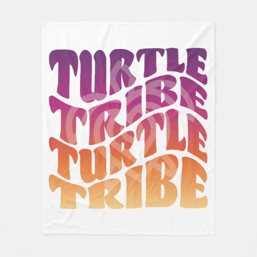 TT wavy Fleece Deken (Voorkant)