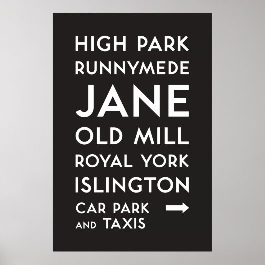 TTC - Bloor-Danforth High Park Poster (Voorkant)