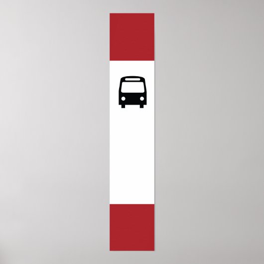 TTC Bus Stop Poster (Voorkant)