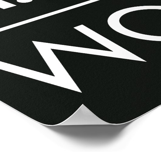 TTC-ondergrondse bestemming Sign v1 Poster (Hoek)