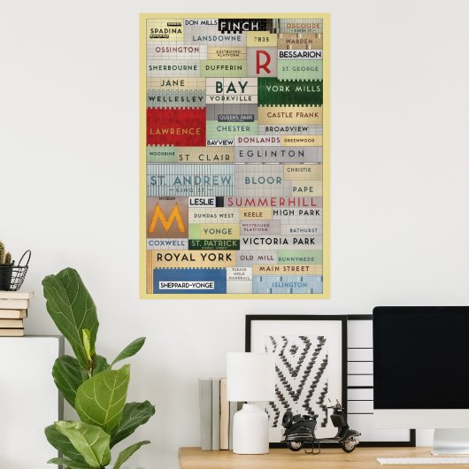 TTC - Poster gevonden typestations (Thuiskantoor)