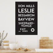 TTC - Poster Sheppard Don Mills (Keuken)