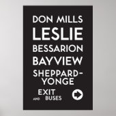 TTC - Poster Sheppard Don Mills (Voorkant)