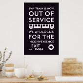 TTC - Poster voor excuses buiten dienst (Keuken)