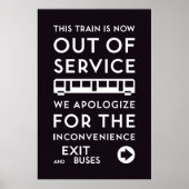 TTC - Poster voor excuses buiten dienst (Voorkant)