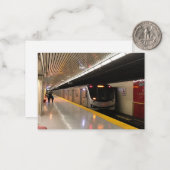 TTC Toronto Subway Lawrence Station Note Card Notitiekaartje (Voorkant / Achterkant in situ)