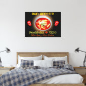 👍 😋 TteokBokki-Hot & Spicy Korean Rice Cakes Canvas Afdruk (Insitu (Slaapkamer))