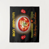 👍 😋 TteokBokki-Hot & Spicy Korean Rice Cakes Wandkleed (Voorkant)