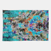 TTEQOTGCubismINV SGDRKDP BLUE Theedoek (Horizontaal)