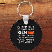 Ttery Ceramics Artist Tter Clay Funny Humor C  Sleutelhanger (Voorkant)
